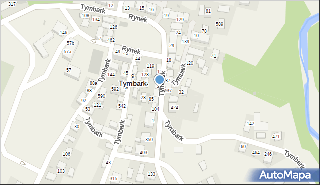 Tymbark, Tymbark, 97, mapa Tymbark