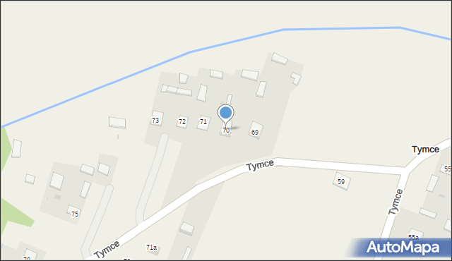 Tymce, Tymce, 70, mapa Tymce