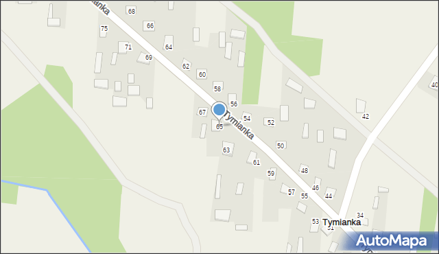 Tymianka, Tymianka, 65, mapa Tymianka