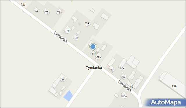 Tymianka, Tymianka, 69, mapa Tymianka