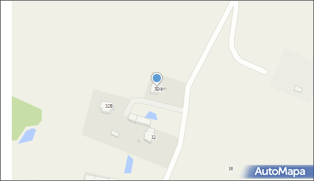 Tymień, Tymień, 32A, mapa Tymień