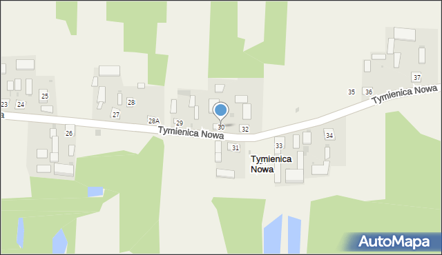 Tymienica Nowa, Tymienica Nowa, 30, mapa Tymienica Nowa