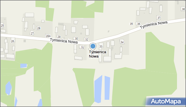 Tymienica Nowa, Tymienica Nowa, 31A, mapa Tymienica Nowa