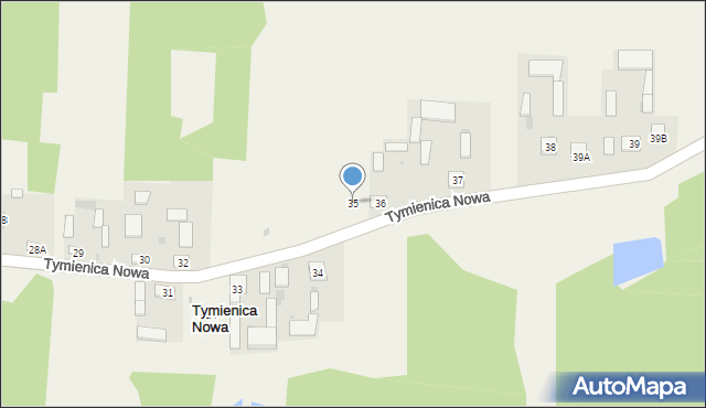 Tymienica Nowa, Tymienica Nowa, 35, mapa Tymienica Nowa