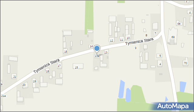 Tymienica Stara, Tymienica Stara, 13a, mapa Tymienica Stara