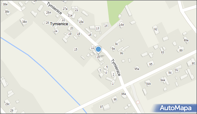 Tymienice, Tymienice, 10, mapa Tymienice