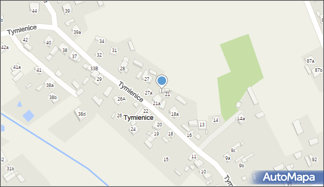 Tymienice, Tymienice, 21b, mapa Tymienice