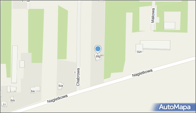 Tymienice, Tymienice, 84g, mapa Tymienice