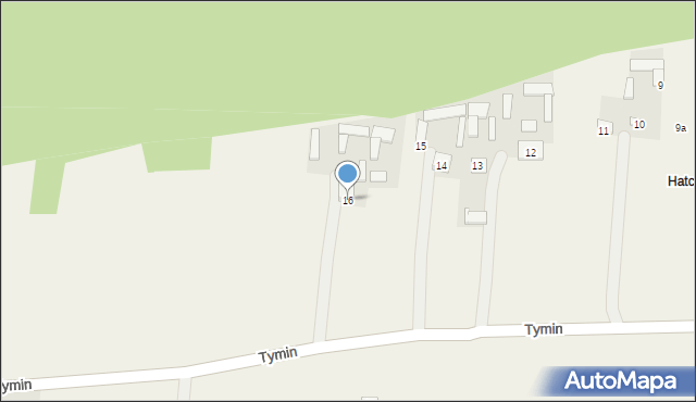 Tymin, Tymin, 16, mapa Tymin