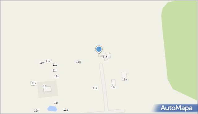 Tymnikowo, Tymnikowo, 11f, mapa Tymnikowo