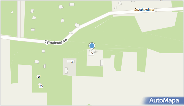 Tymoteuszew, Tymoteuszew, 2a, mapa Tymoteuszew