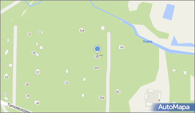 Tymoteuszew, Tymoteuszew, 30c, mapa Tymoteuszew