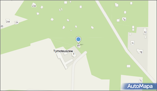 Tymoteuszew, Tymoteuszew, 8A, mapa Tymoteuszew