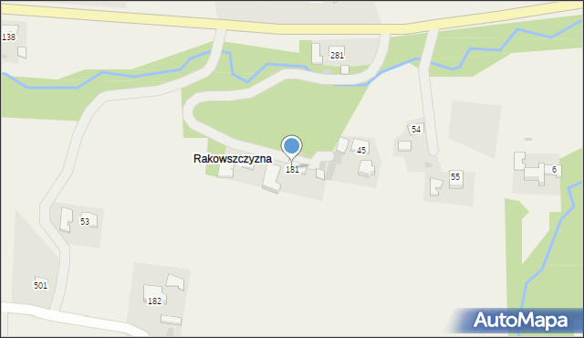 Tymowa, Tymowa, 181, mapa Tymowa