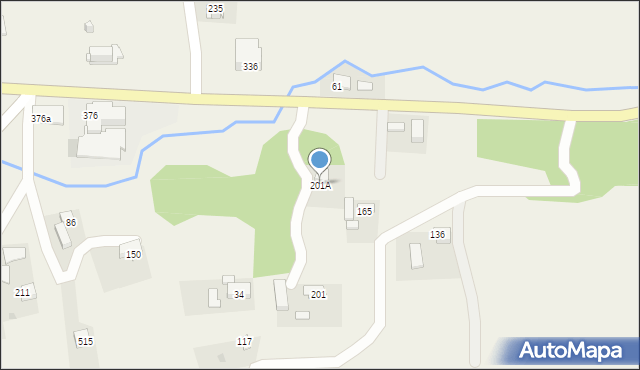 Tymowa, Tymowa, 201A, mapa Tymowa