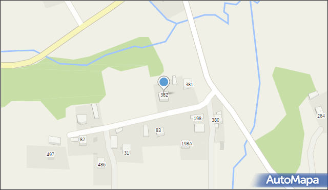 Tymowa, Tymowa, 382, mapa Tymowa