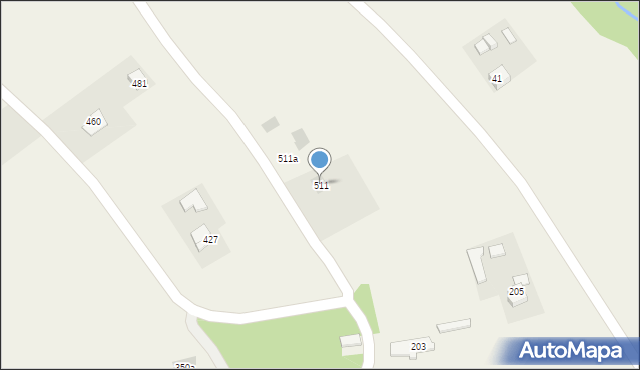 Tymowa, Tymowa, 511, mapa Tymowa