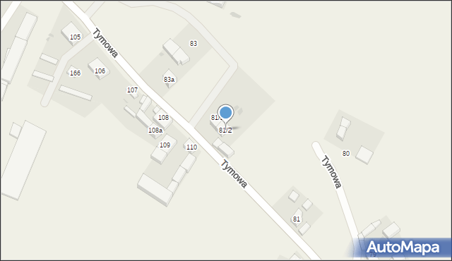 Tymowa, Tymowa, 81/2, mapa Tymowa