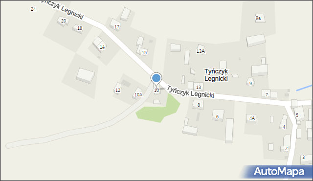 Tyńczyk Legnicki, Tyńczyk Legnicki, 10, mapa Tyńczyk Legnicki