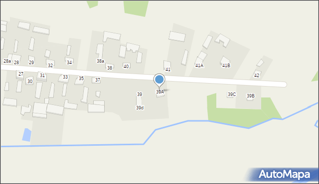 Tyniec-Kolonia, Tyniec-Kolonia, 39A, mapa Tyniec-Kolonia