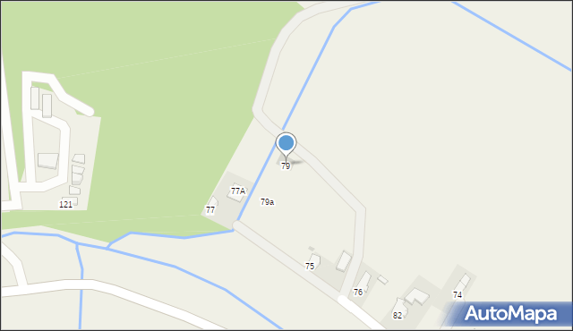 Tyrawa Solna, Tyrawa Solna, 79, mapa Tyrawa Solna