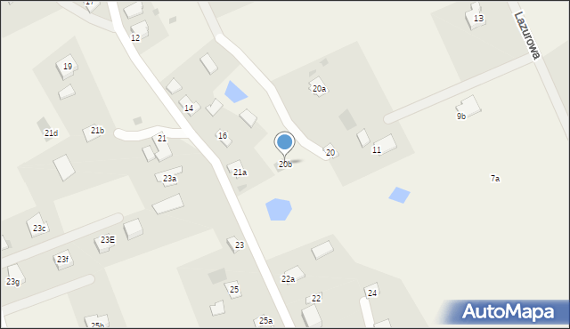 Tyrowo, Tyrowo, 20b, mapa Tyrowo