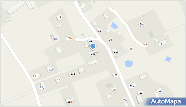 Tyrowo, Tyrowo, 23a, mapa Tyrowo