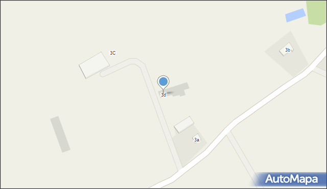 Tyrowo, Tyrowo, 3d, mapa Tyrowo