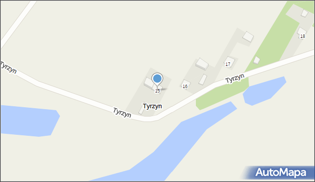 Tyrzyn, Tyrzyn, 15, mapa Tyrzyn