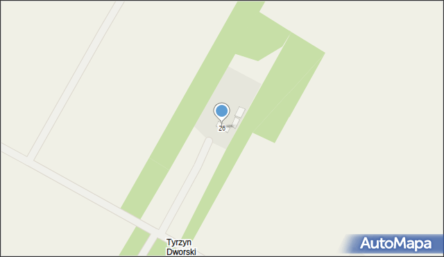 Tyrzyn, Tyrzyn, 26, mapa Tyrzyn