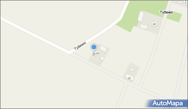 Tytlewo, Tytlewo, 20, mapa Tytlewo