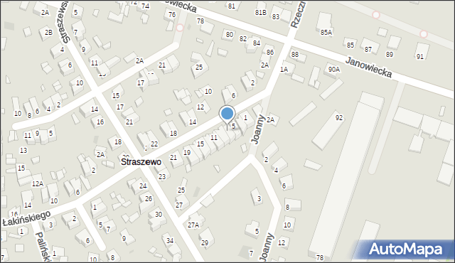 Wągrowiec, Tylmana Feliksa, dh., 7, mapa Wągrowiec