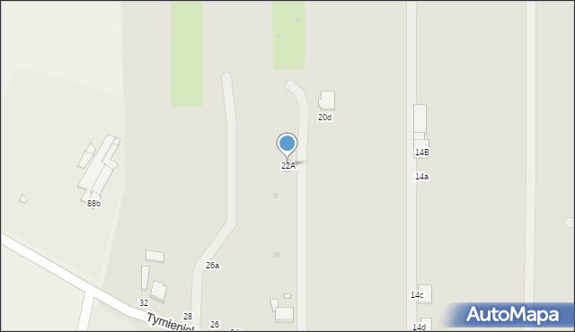 Zduńska Wola, Tymienicka, 22A, mapa Zduńska Wola