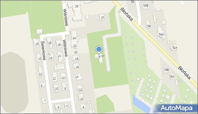 Nadarzyn, U Wiewiórki, 4, mapa Nadarzyn