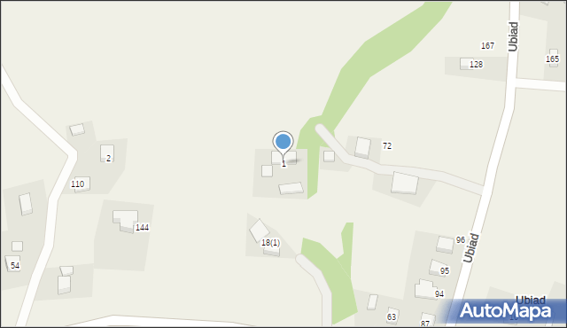 Ubiad, Ubiad, 1, mapa Ubiad