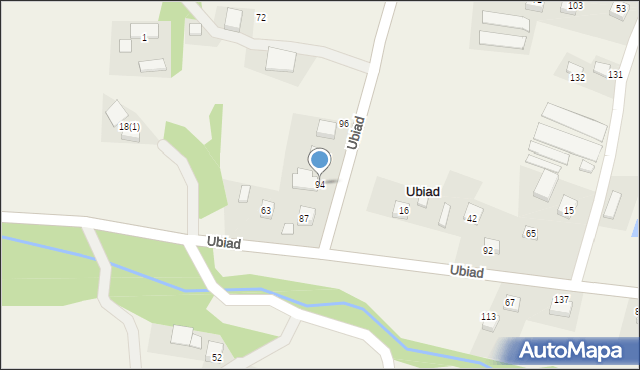 Ubiad, Ubiad, 94, mapa Ubiad