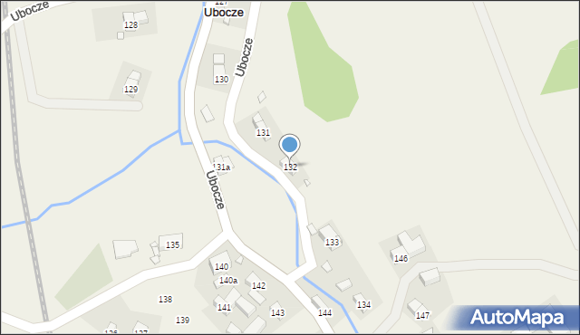Ubocze, Ubocze, 132, mapa Ubocze