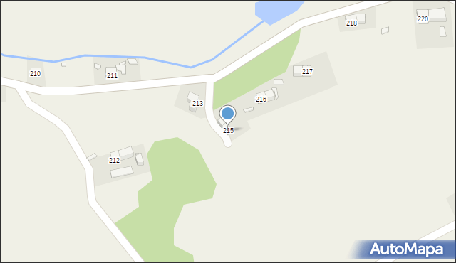 Ubocze, Ubocze, 215, mapa Ubocze
