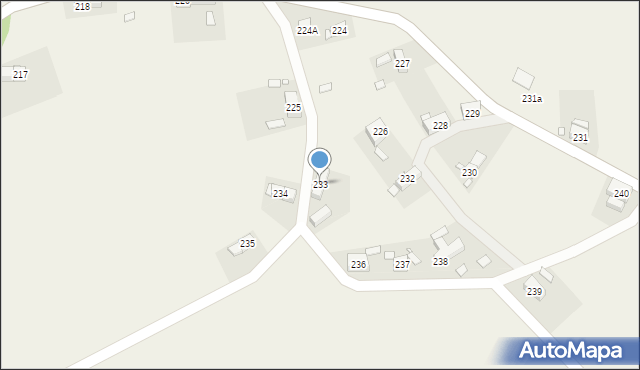 Ubocze, Ubocze, 233, mapa Ubocze