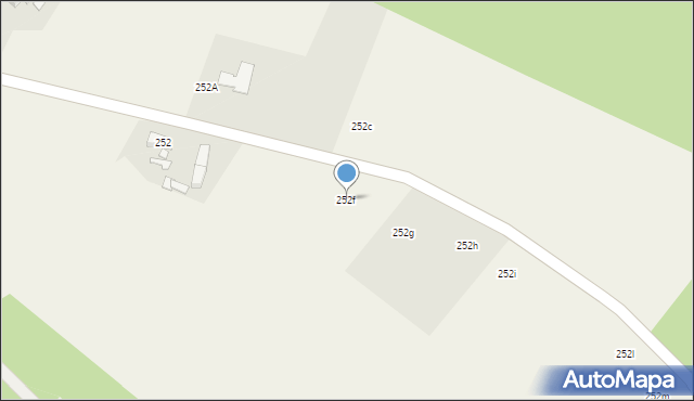 Ubocze, Ubocze, 252f, mapa Ubocze