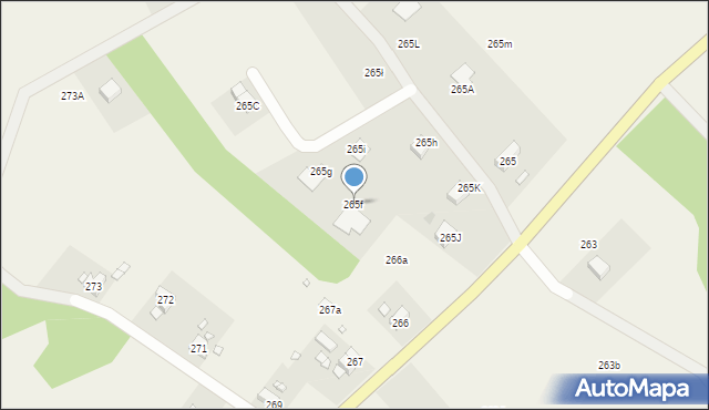 Ubocze, Ubocze, 265f, mapa Ubocze