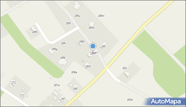 Ubocze, Ubocze, 265K, mapa Ubocze