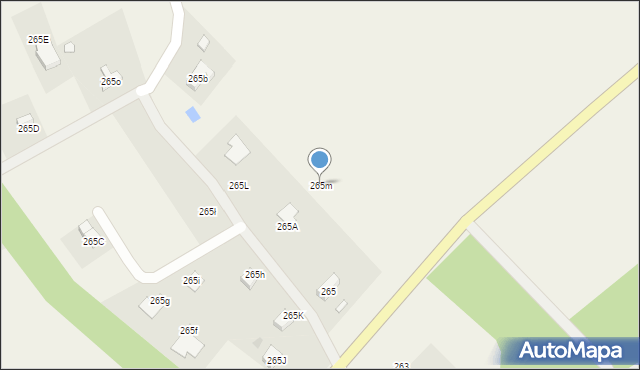 Ubocze, Ubocze, 265m, mapa Ubocze