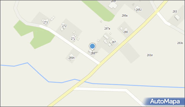 Ubocze, Ubocze, 269, mapa Ubocze