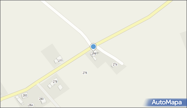 Ubocze, Ubocze, 275, mapa Ubocze