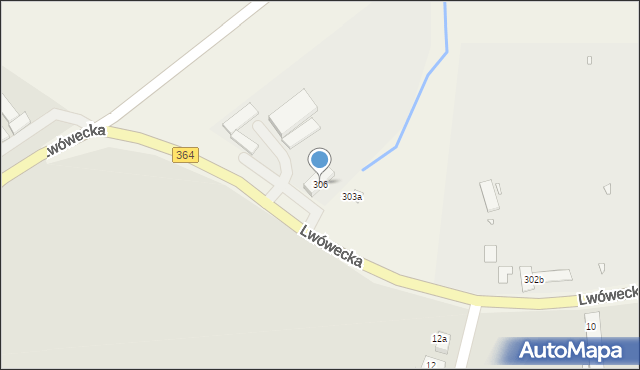 Ubocze, Ubocze, 306, mapa Ubocze