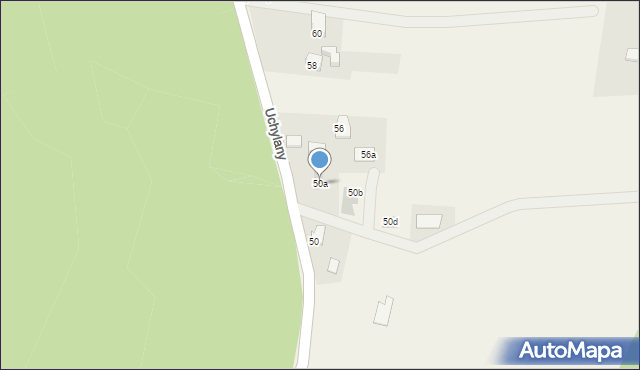 Pierściec, Uchylany, 50a, mapa Pierściec