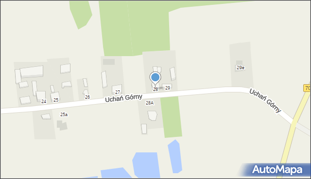 Uchań Górny, Uchań Górny, 28, mapa Uchań Górny