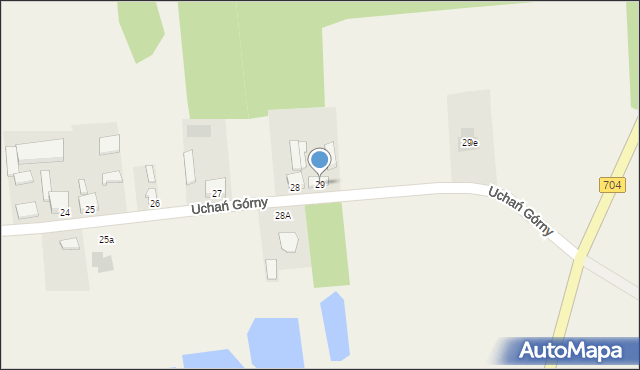 Uchań Górny, Uchań Górny, 29, mapa Uchań Górny