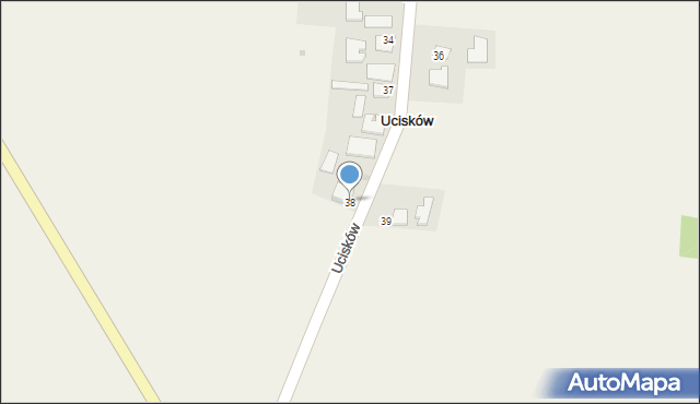 Ucisków, Ucisków, 38, mapa Ucisków